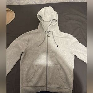 Grey Polo Hoodie